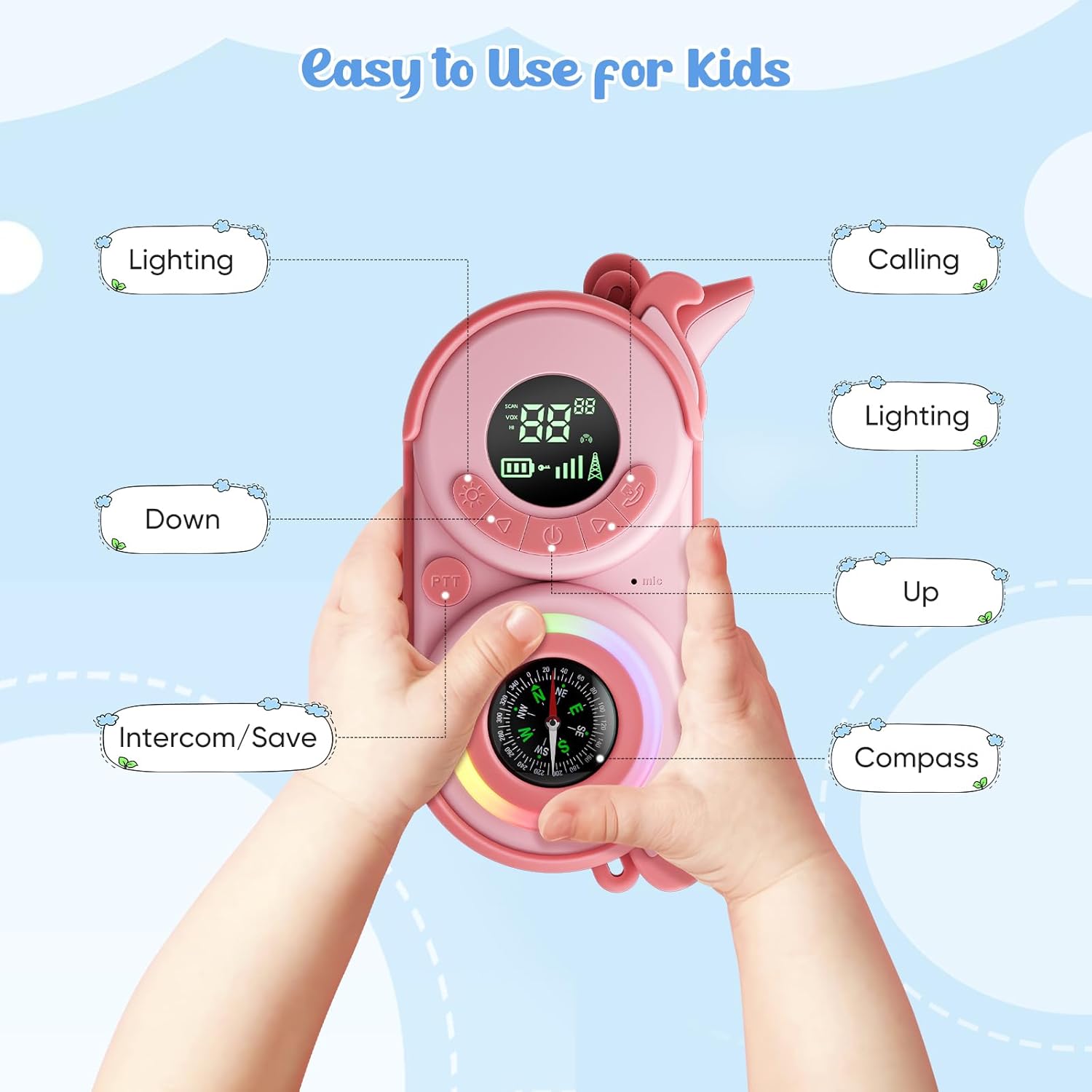 Walkie-Talkie para niños recargables 2pcs - additional image 21